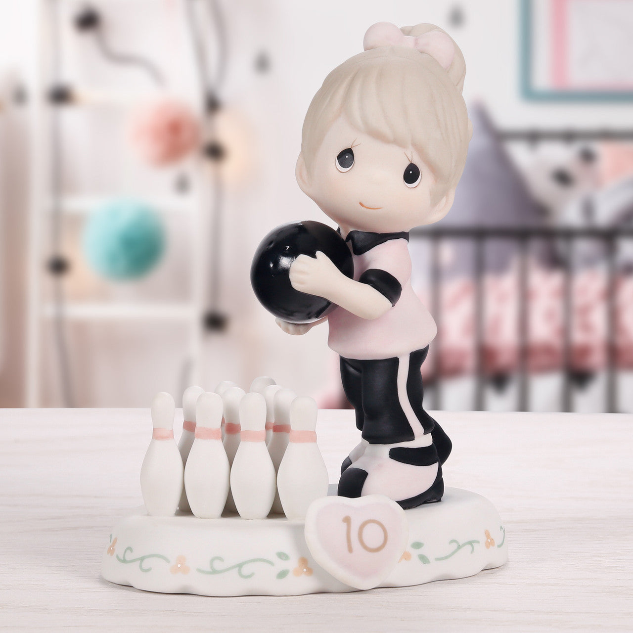 Growing In Grace, Age 10, Brunette Girl Figurine - Image