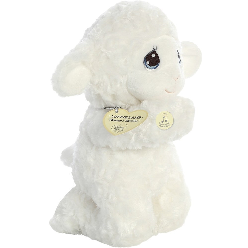 Heaven’s Blessing, Praying Luffie Lamb Stuffed Animal, 10 inches - Image
