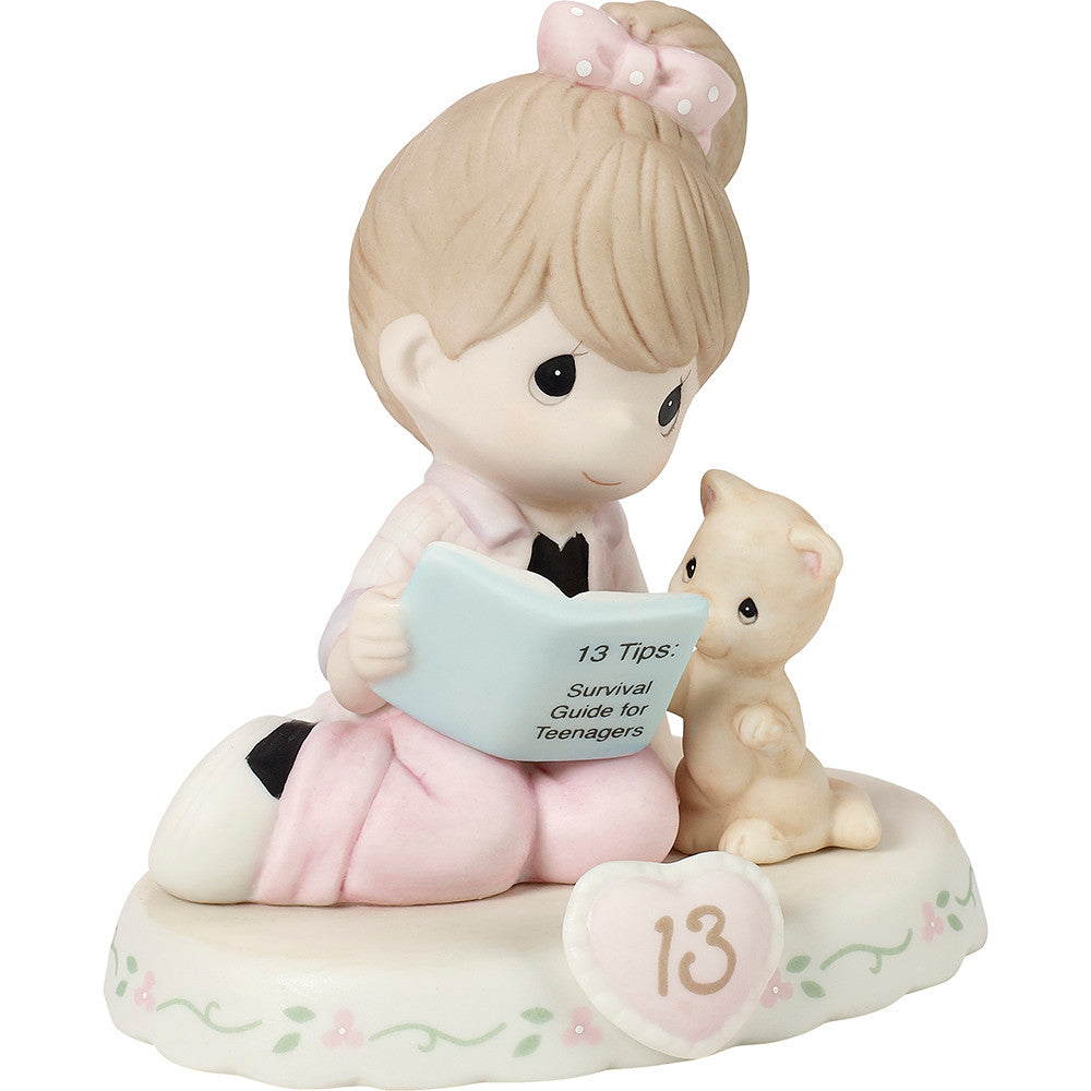 Growing In Grace, Age 13, Brunette Girl Figurine - Image