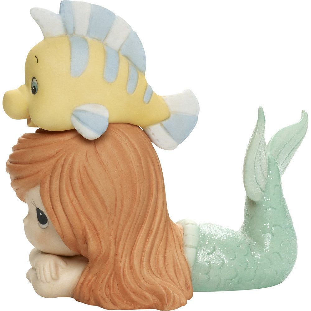 Disney The Little Mermaid Figurine Life Is Better With A Good Friend - Image
