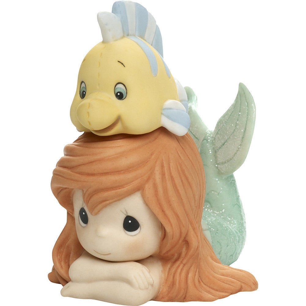 Disney The Little Mermaid Figurine Life Is Better With A Good Friend - Image