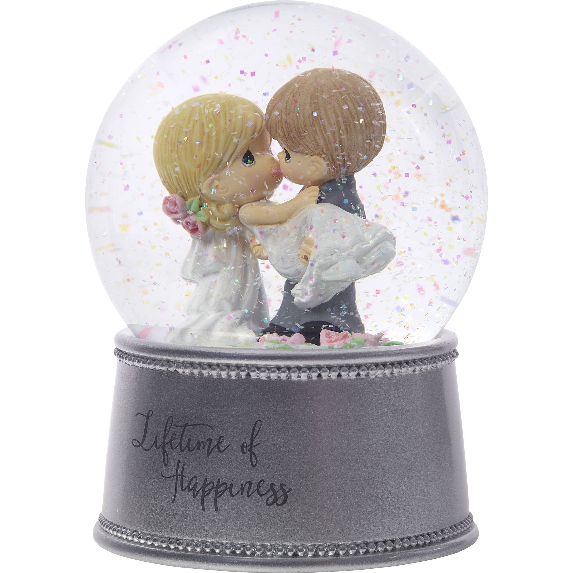 Wedding Gift, “Lifetime Of Happiness”, Musical Snow Globe, Plays