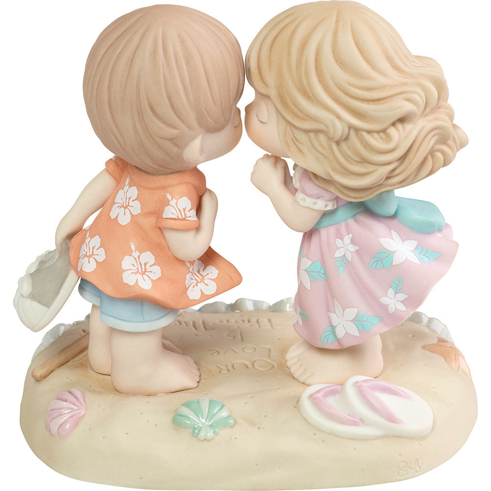Our Love Is Deeper Than The Ocean, Bisque Porcelain Figurine - Image