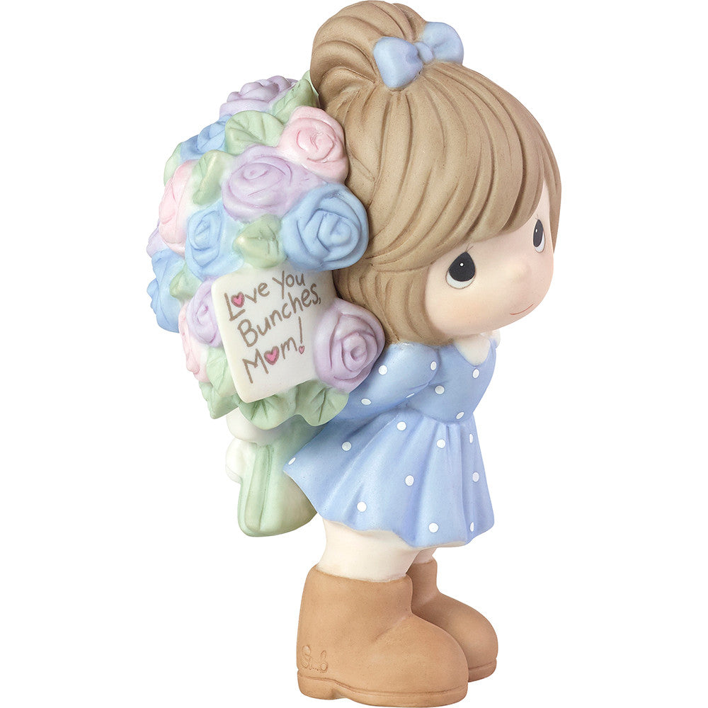 Love You Bunches, Mom!, Bisque Porcelain Figurine, Girl - Image