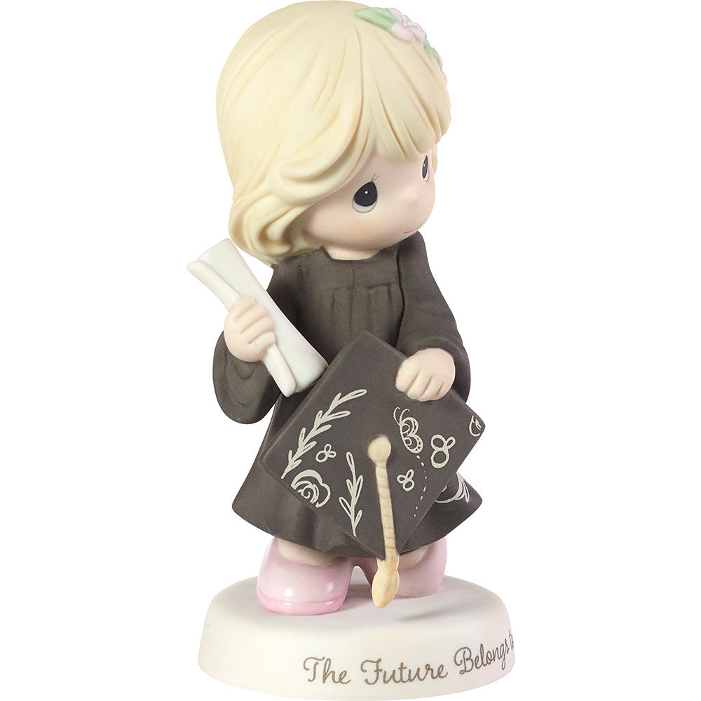 The Future Belongs To You, Bisque Porcelain Figurine, Girl - Image