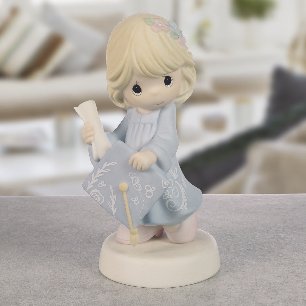 The Future Belongs To You Blonde with Blue Gown Figurine - Image