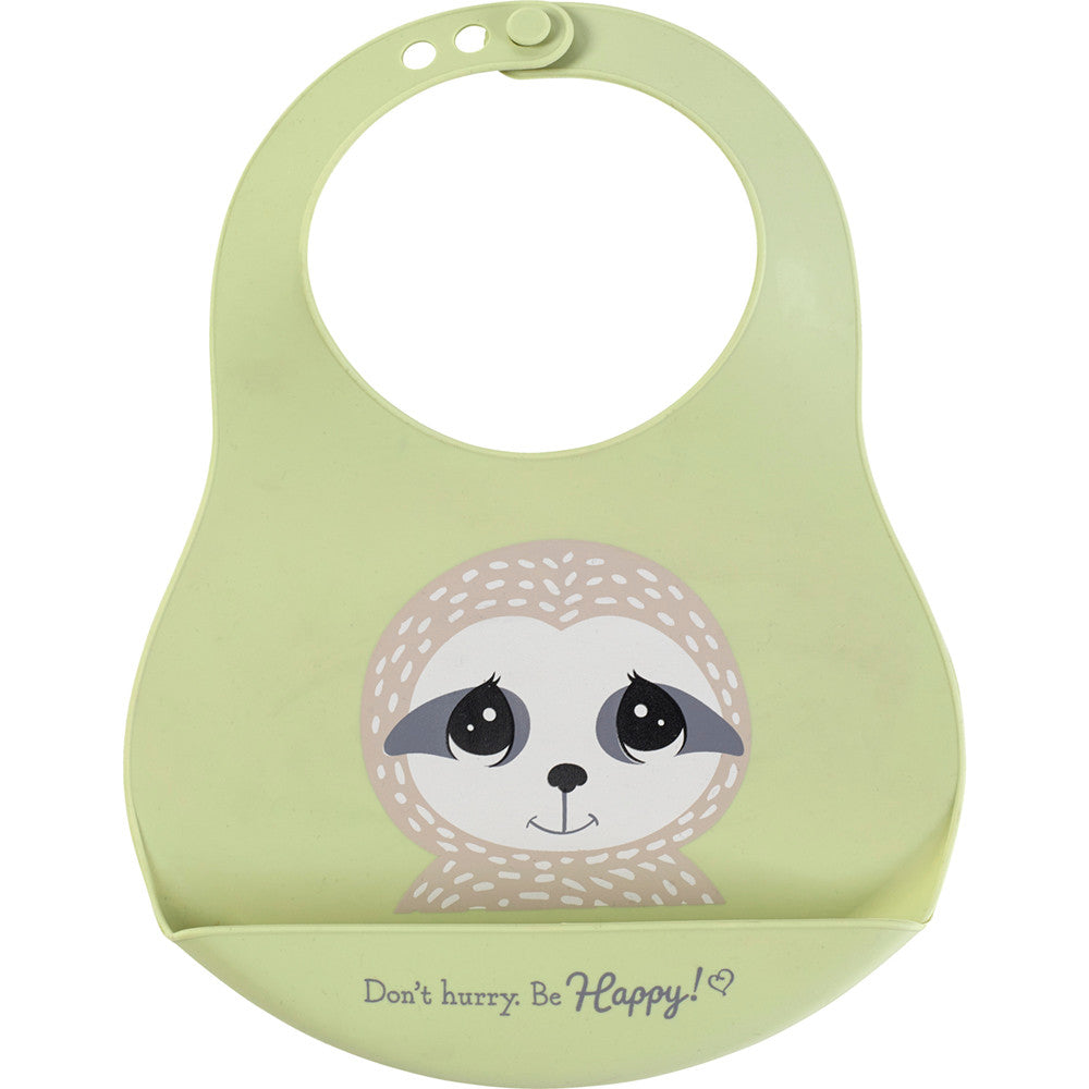 Don’t Hurry, Be Happy!, Precious Earth Sloth Bib - Image