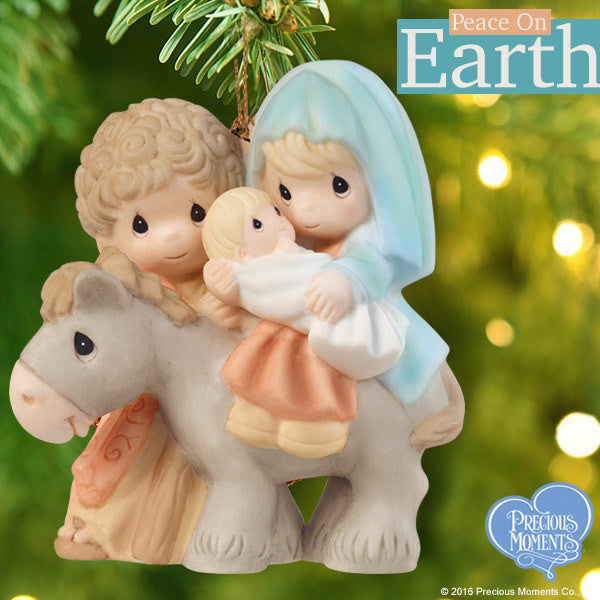 Peace On Earth Nativity Ornament - Image