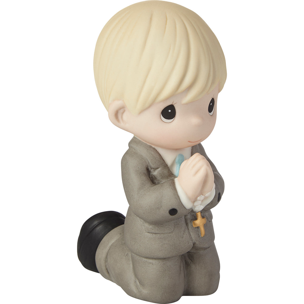 Remembrance Of My First Communion Boy Figurine, Blond - Image