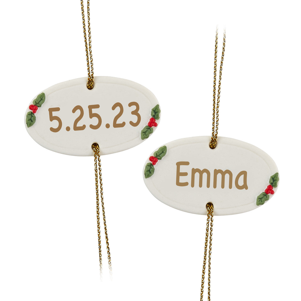 Baby's 1st Christmas Photo Frame Ornament - Image