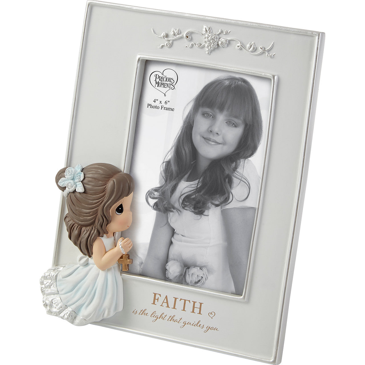 Faith Is The Light That Guides You Girl Photo Frame - Image