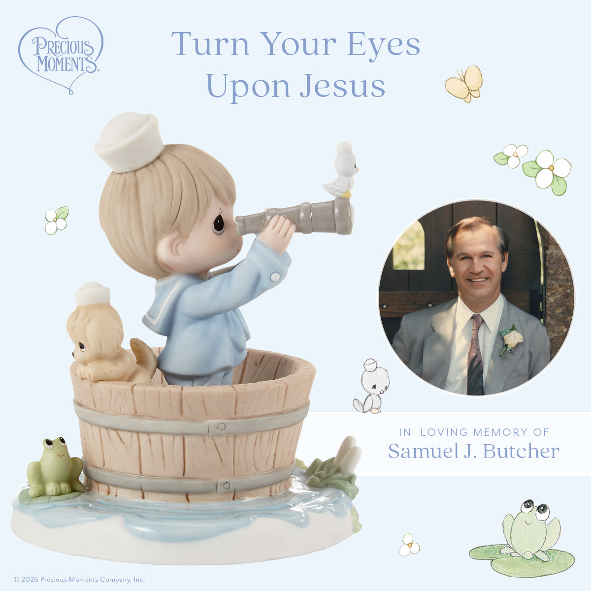 Turn Your Eyes Upon Jesus Figurine