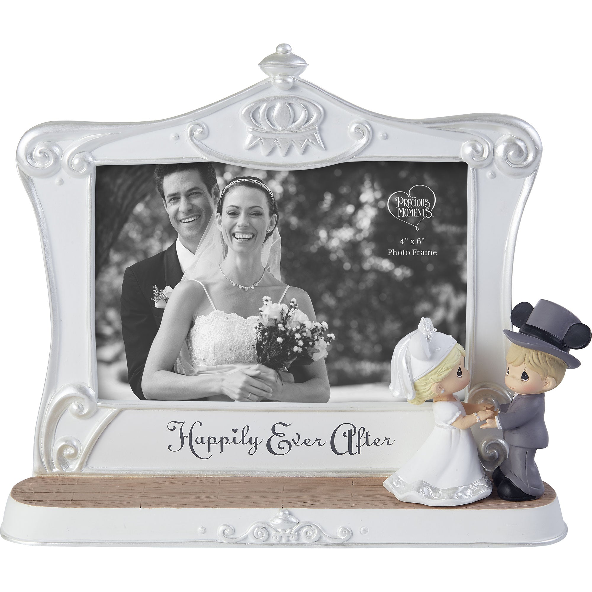 【発送可】precious weddingフォトフレーム Precious Moments 203163 Disney Happily Ever After Mickey Mouse