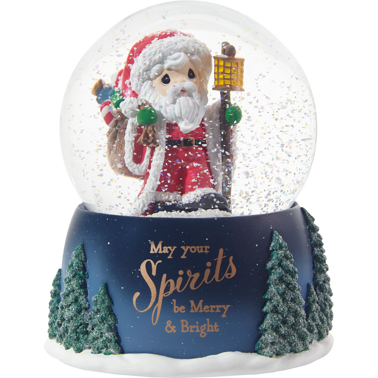 May Your Spirits Be Merry And Bright Annual Santa Snow Globe - Image