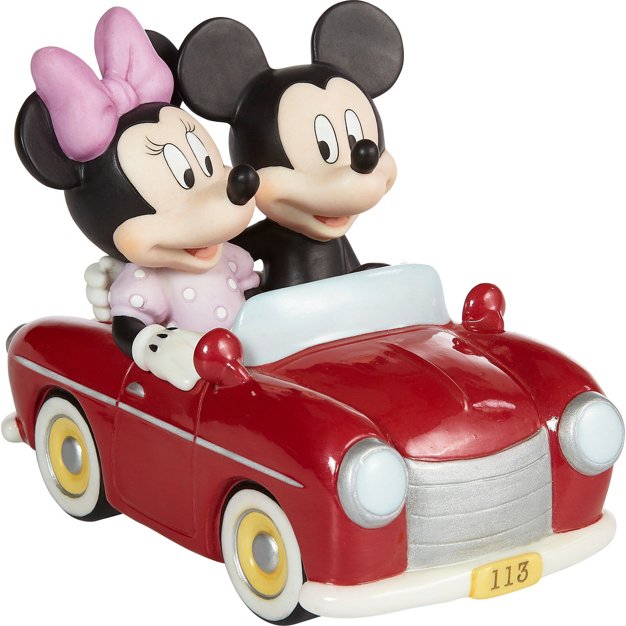 ミッキー ミニー 汽車 フィギュア 1st Anniversary 心斎橋 Precious Moments 211702 Disney Showcase You Sped Away With My