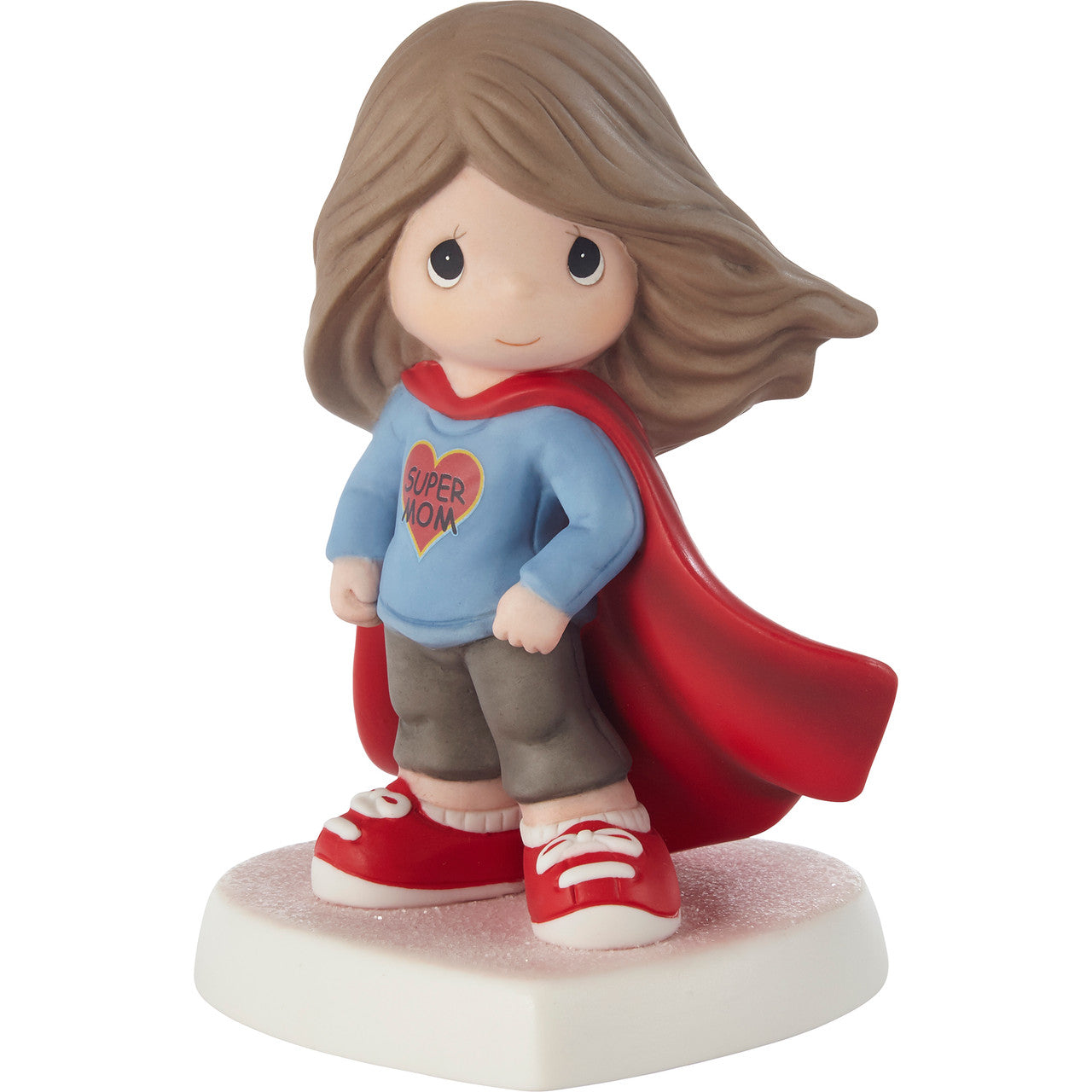 You’re My Super Mom Brunette Hair/Light Skin Figurine - Image