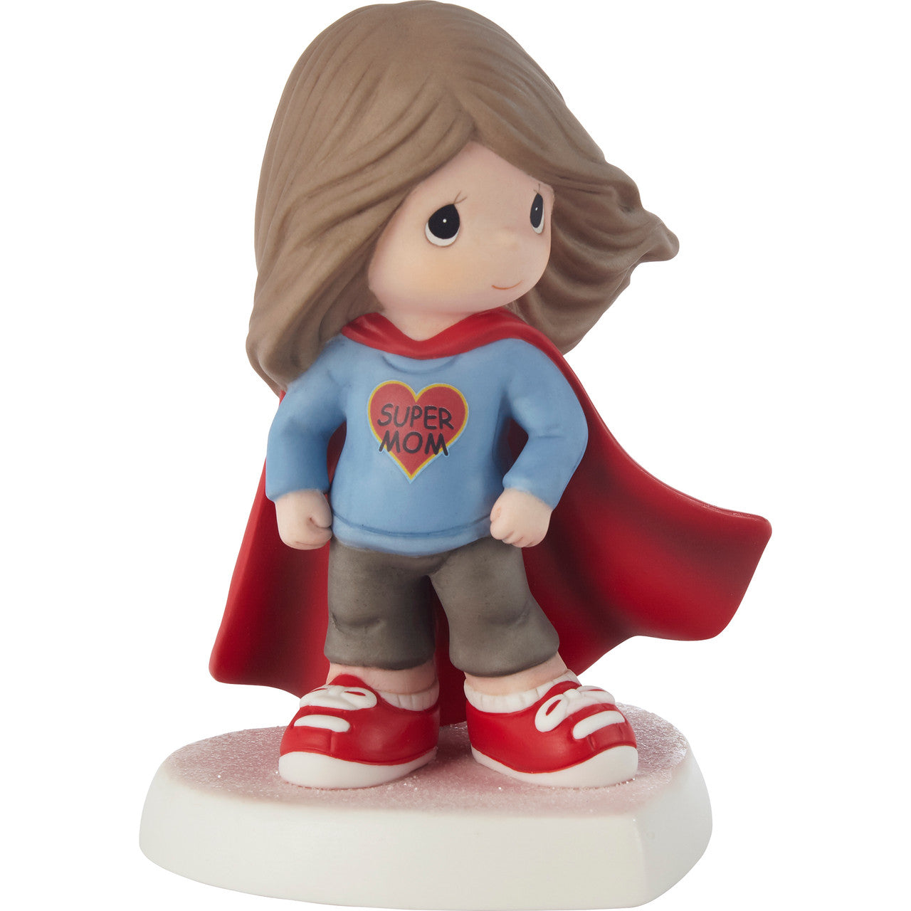 You’re My Super Mom Brunette Hair/Light Skin Figurine - Image