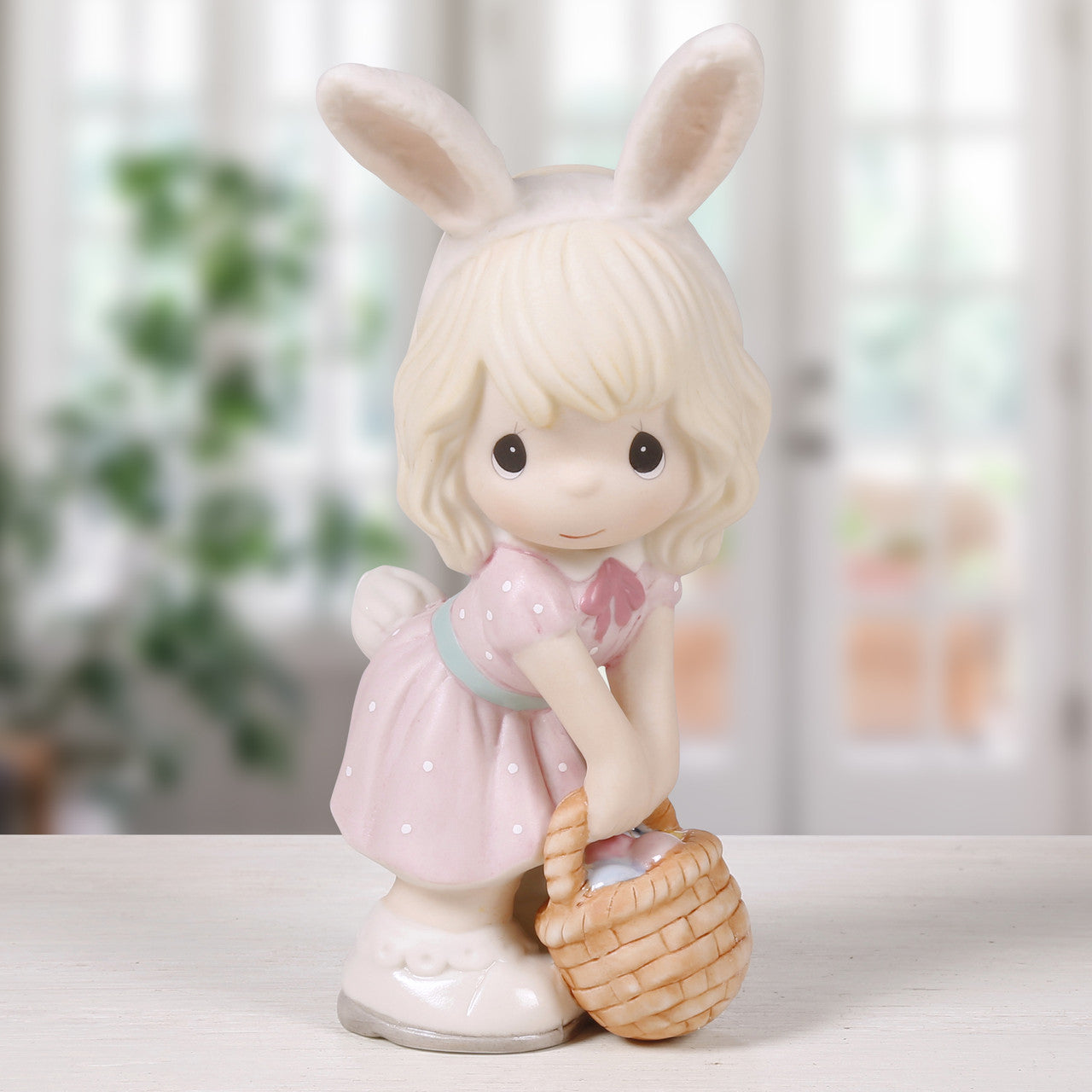 Precious Moments 212015 Wishing You A Hoppy Easter Girl Bisque