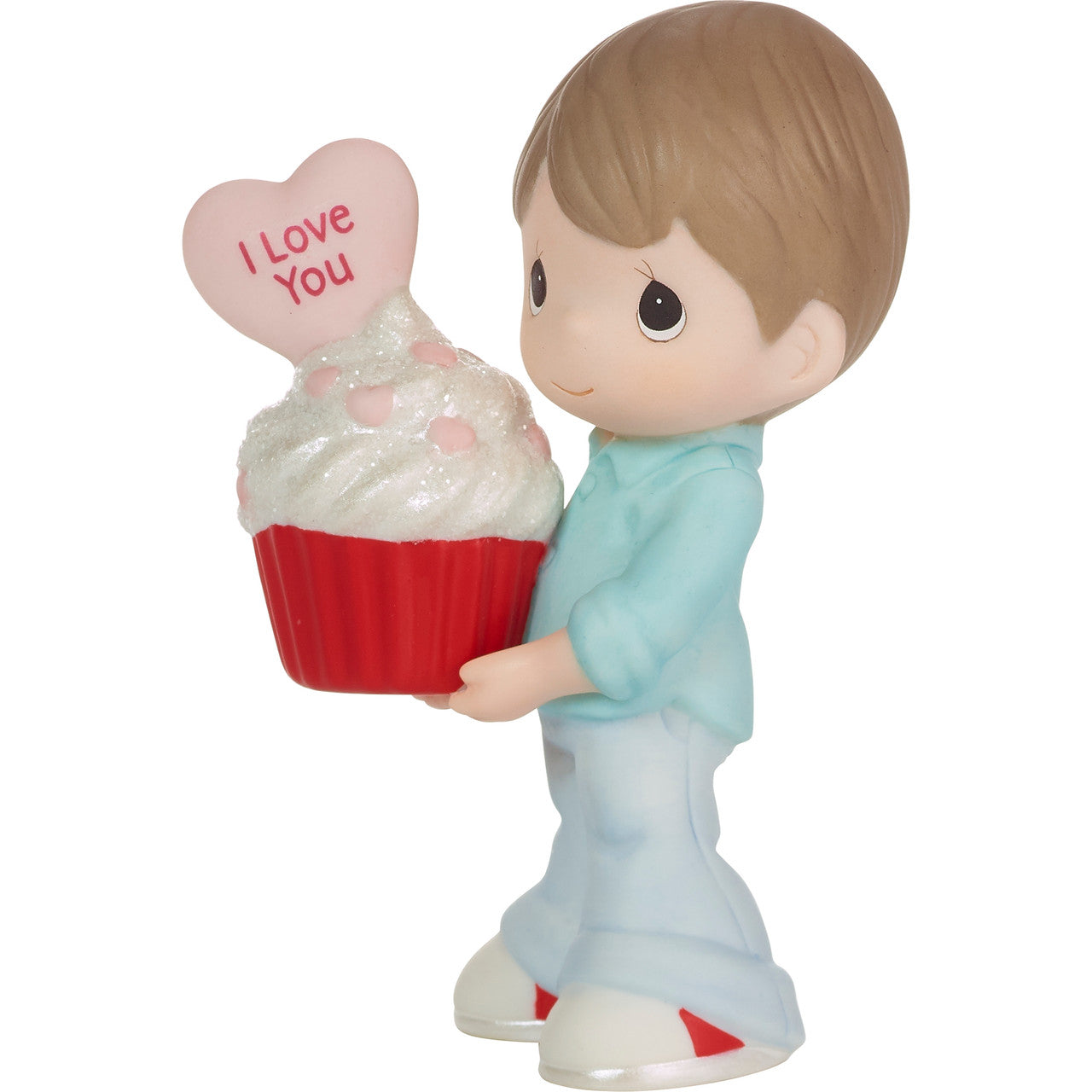 You Bake Me Happy Brunette Boy Figurine - Image