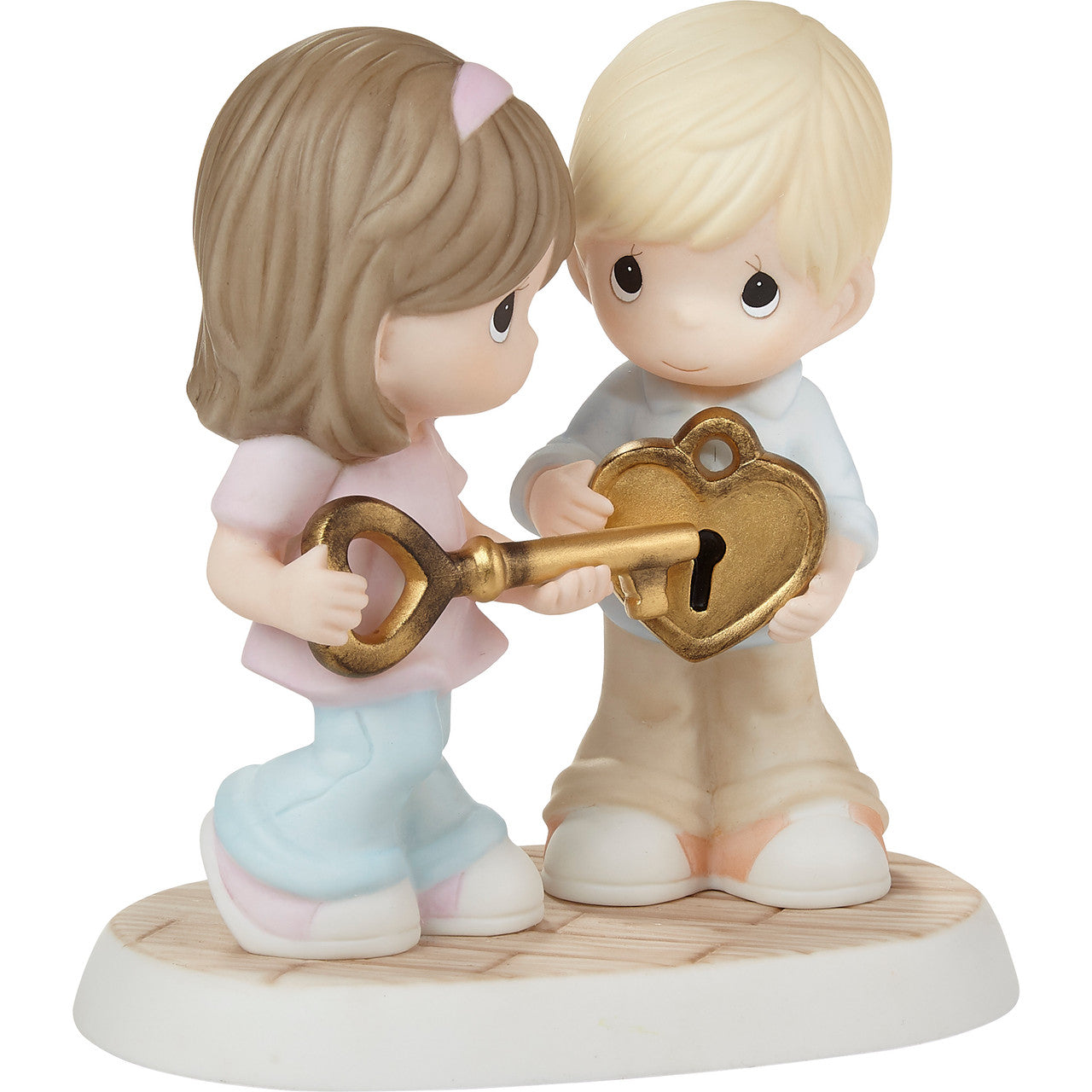 Precious Moments 222003 You Have The Key To My Heart Bisque