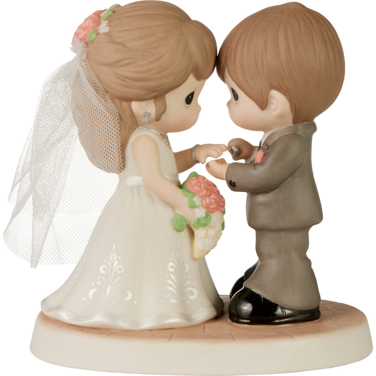 With This Ring, I Thee Wed Figurine Brunette - Image