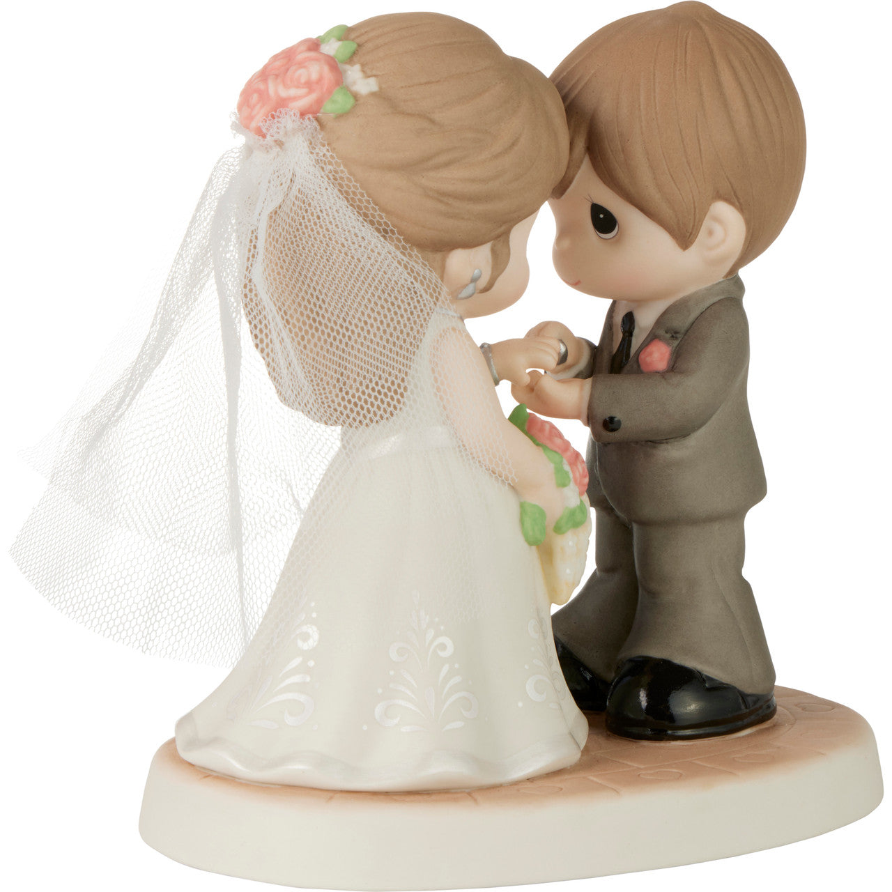 With This Ring, I Thee Wed Figurine Brunette - Image