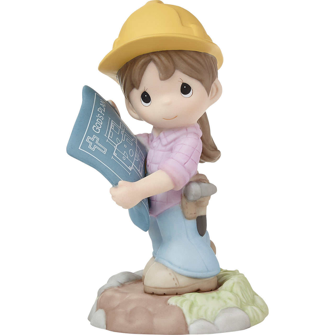 Trust In God's Plan Brunette Figurine - Image