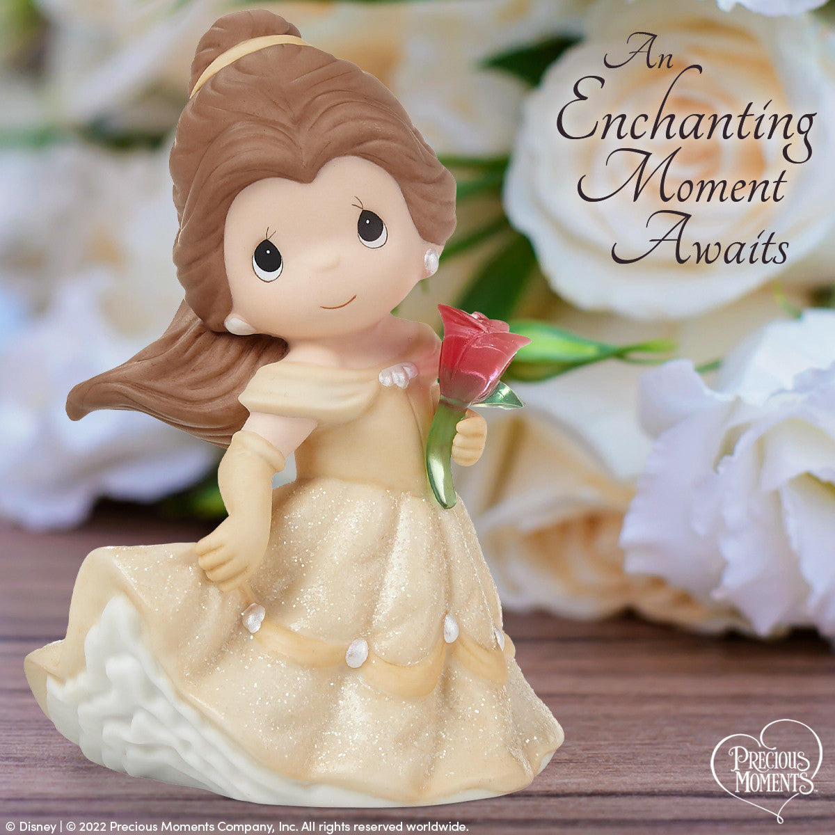 Precious Moments 222028 An Enchanting Moment Awaits Disney Belle