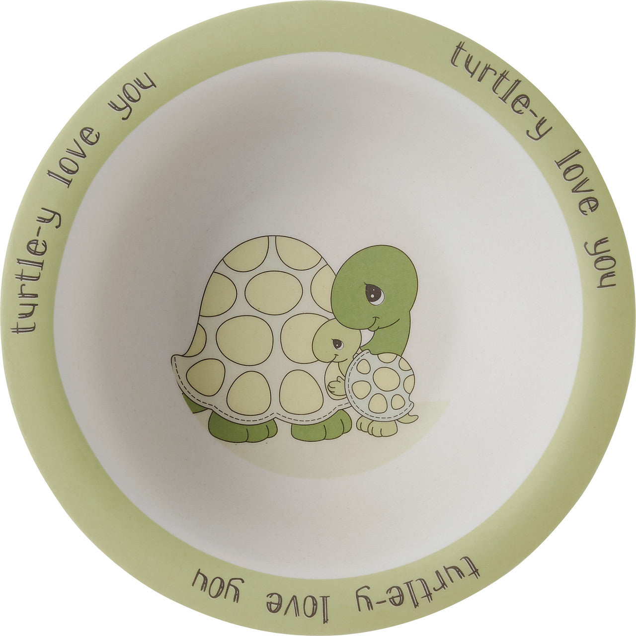 Precious Moments 222406 Turtle-y Love You Bamboo 5-Piece Mealtime