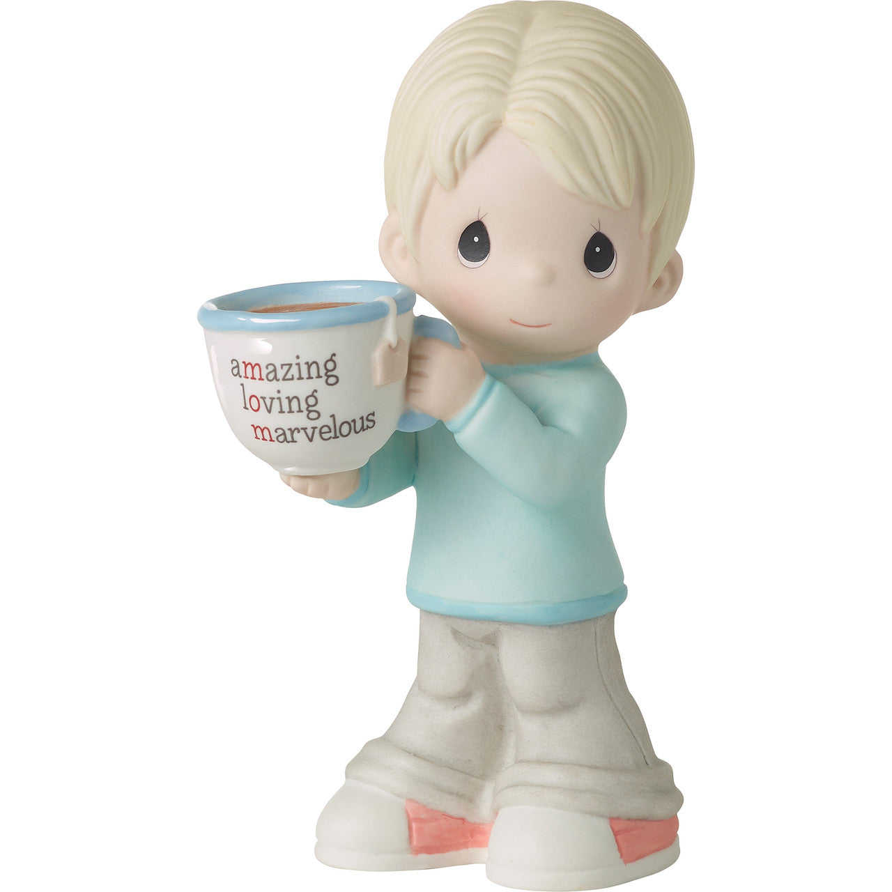 Mom, You’re Amazing Blond Boy Figurine - Image