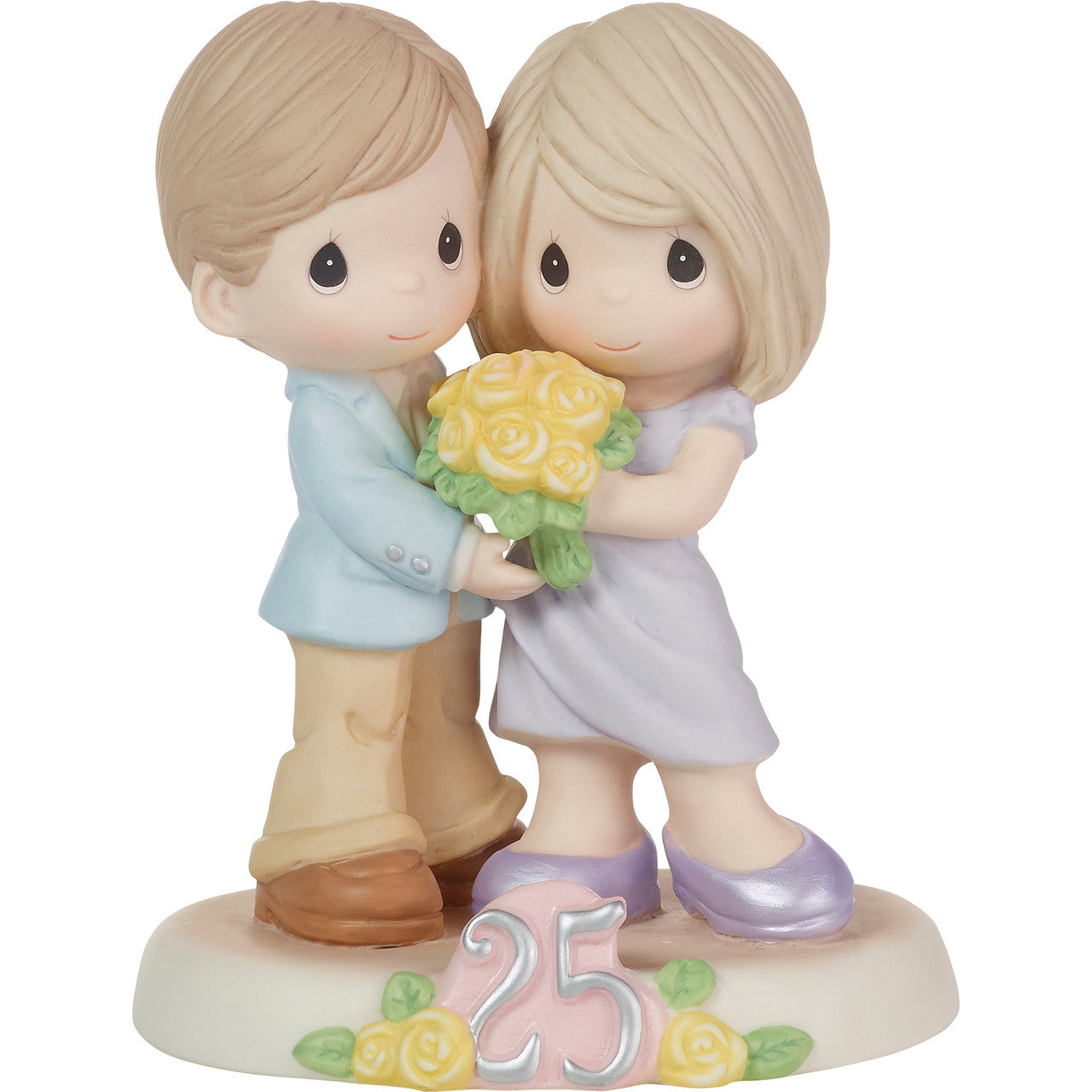 Precious Moments 223017 Twenty-five Happy Years Together Bisque