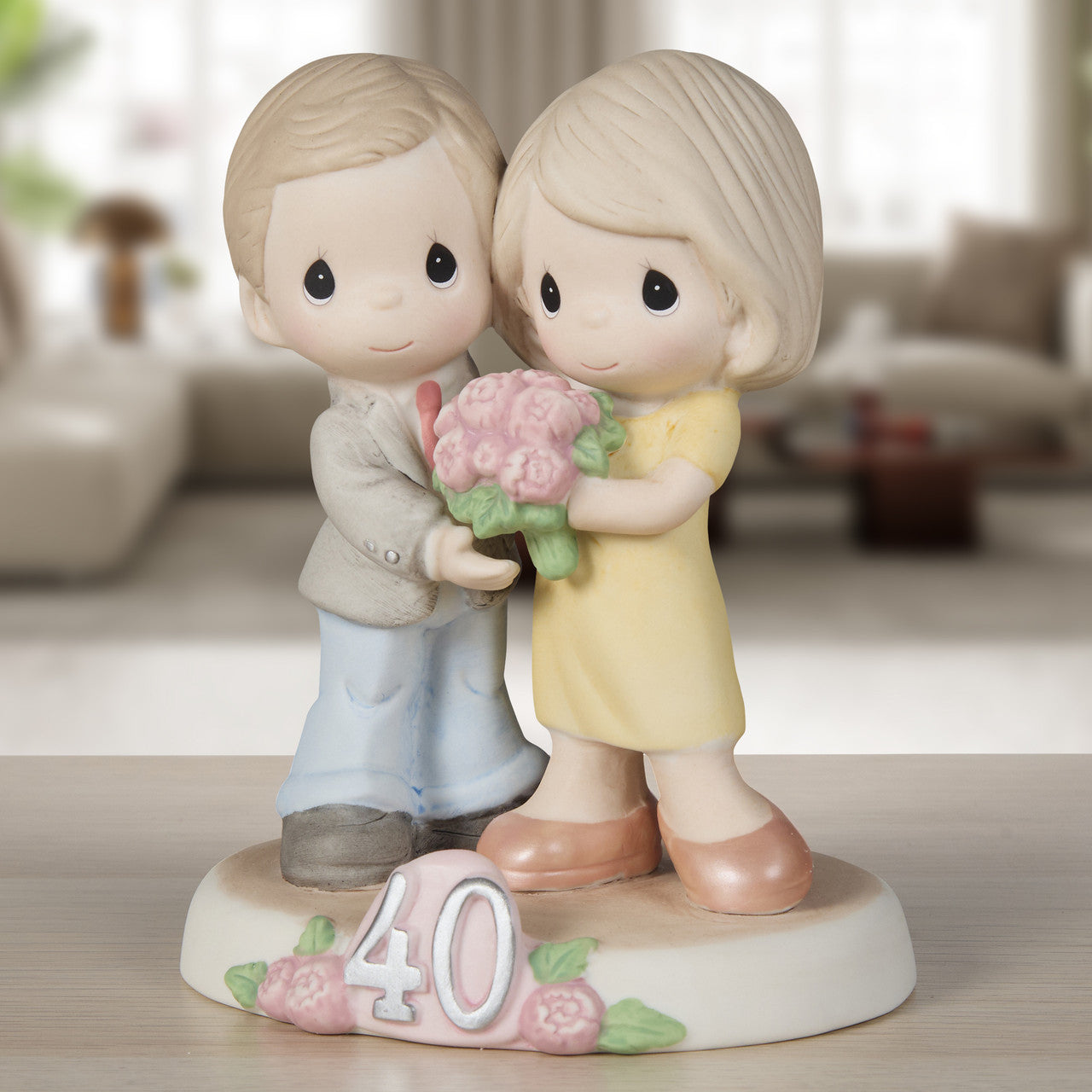 Precious Moments 223018 Forty Loving Years Together Bisque