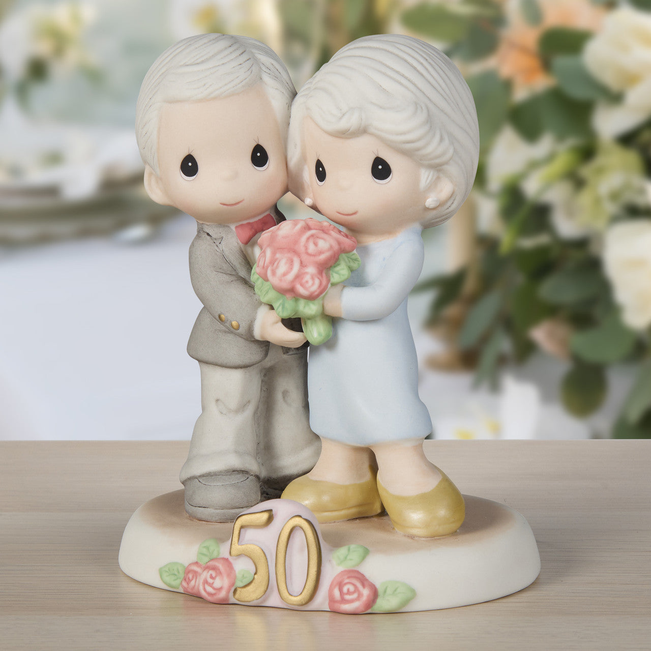 Precious Moments 223019 Fifty Golden Years Together Bisque
