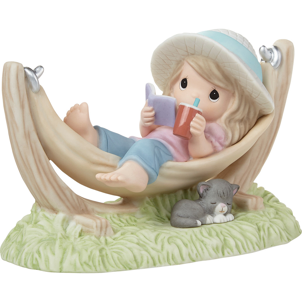 Precious Moments 229015 Happiness Is A Thought Away Porcelain Figurine