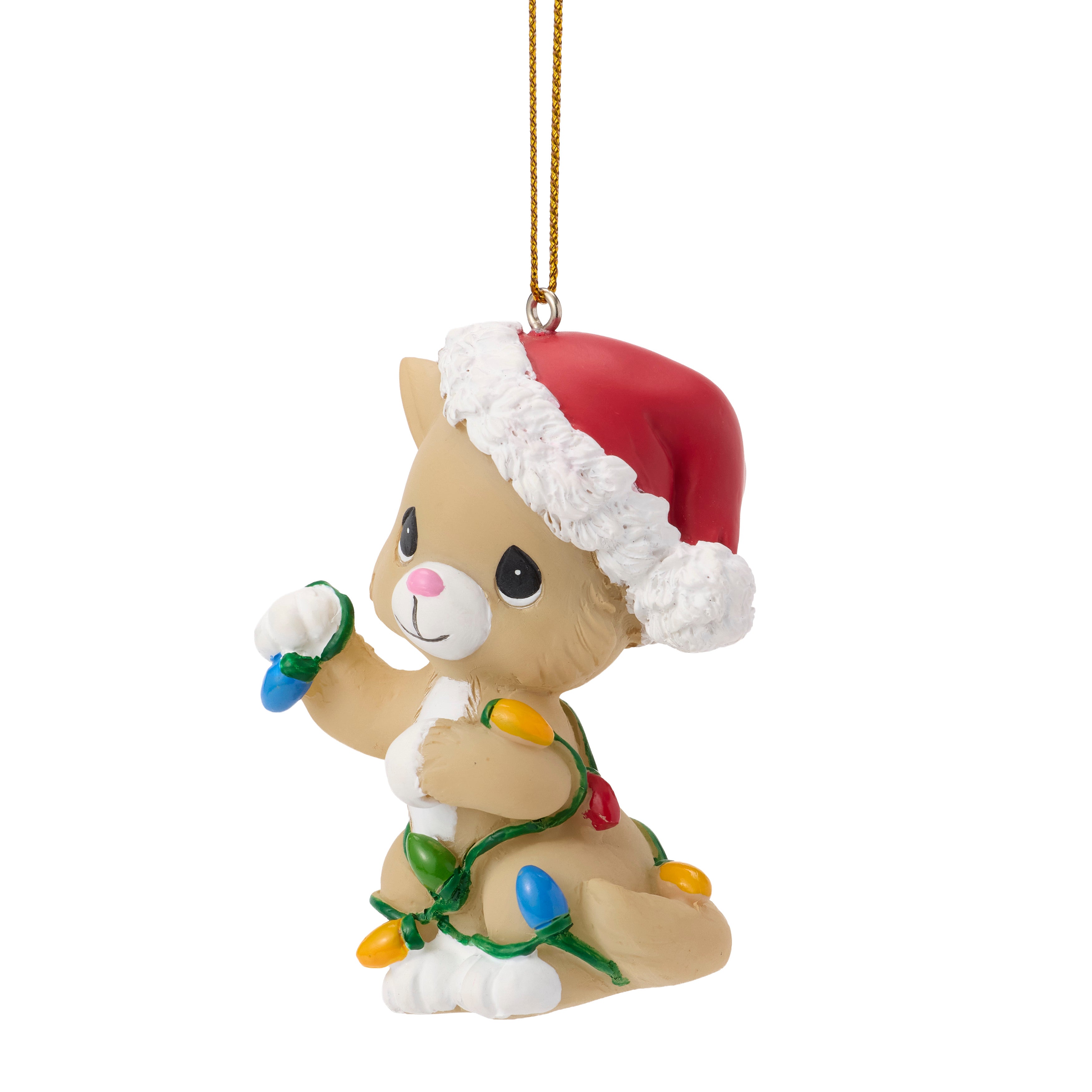 Tangled In Christmas Fun Cat Ornament