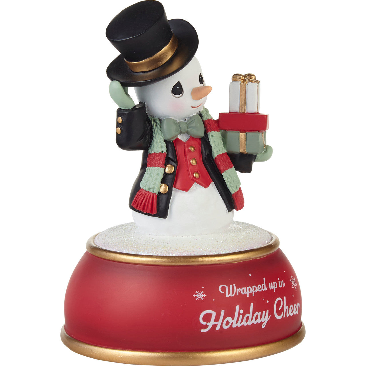 Wrapped Up In Holiday Cheer Snowman Christmas Musical - Image