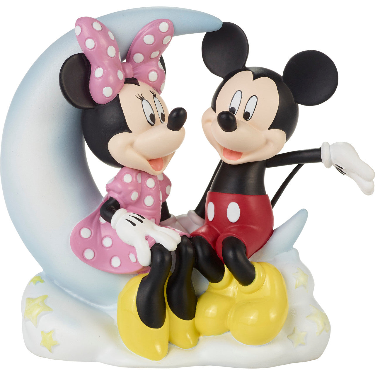 Love You To The Moon And Back Disney Mickey Mouse And Minnie Mouse Figurine - Image