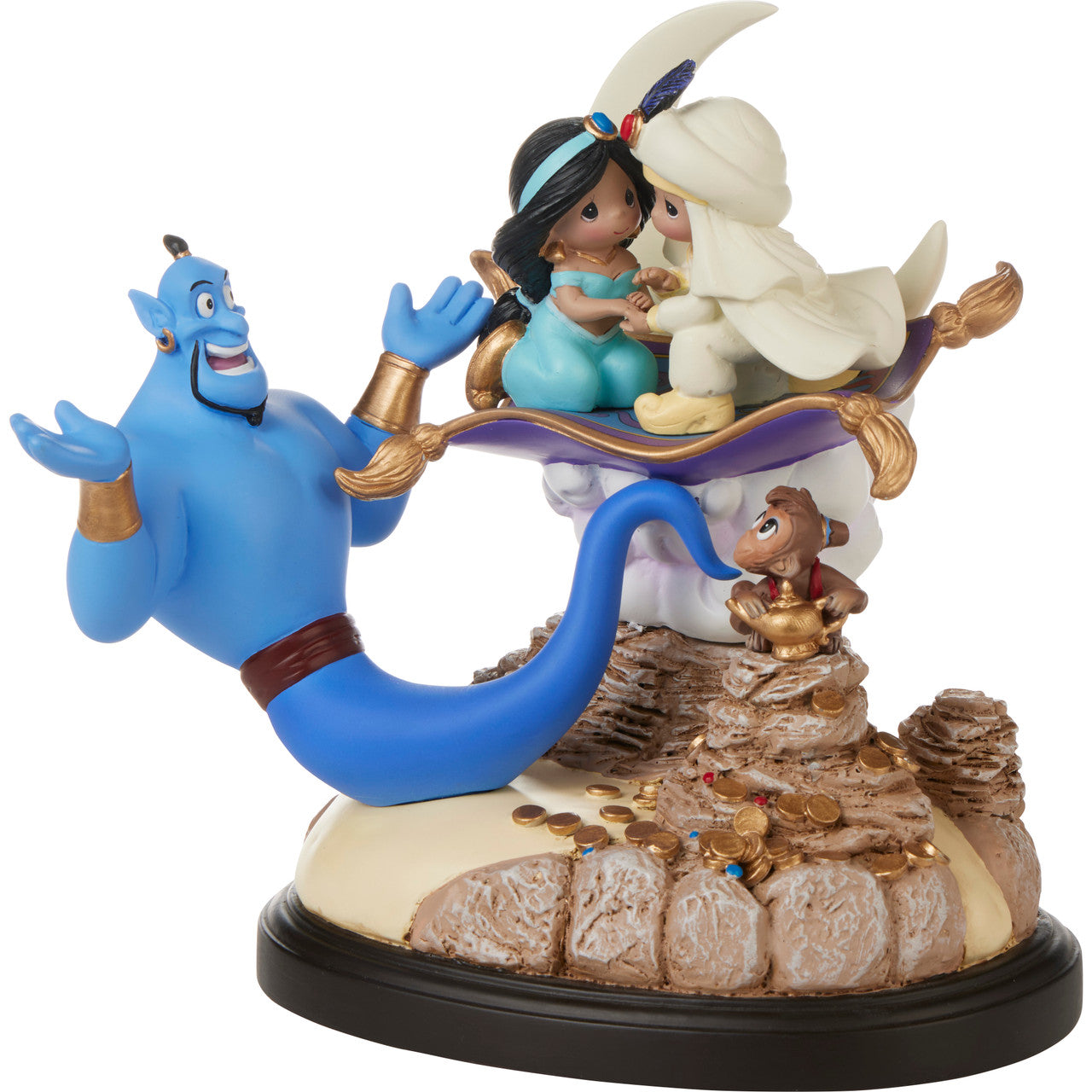 Precious Moments Disney フィギュア Precious Moments 232104 A World Of Adventure Disney Aladdin Resin