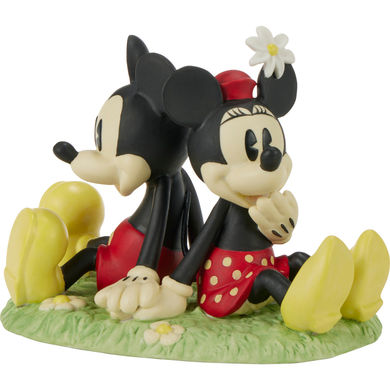 You’re My Happy Place Disney Mickey Mouse and Minnie Mouse Figurine - Image