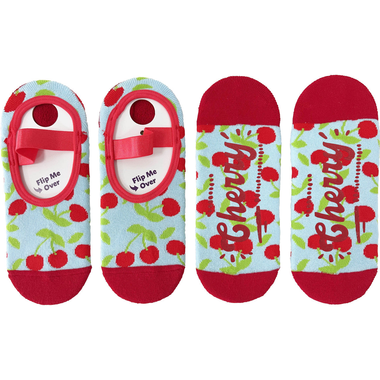 Cherry Pattern Scented Socks - Image