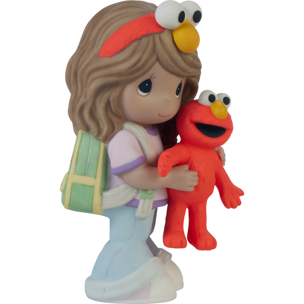 Sesame Street I’m Your Biggest Fan Brunette Girl Figurine