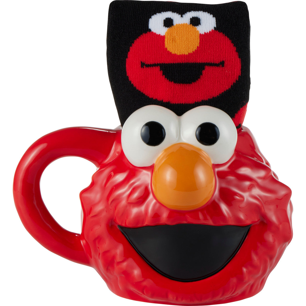 Sesame Street Elmo Faces Mug and Socks Set - Image