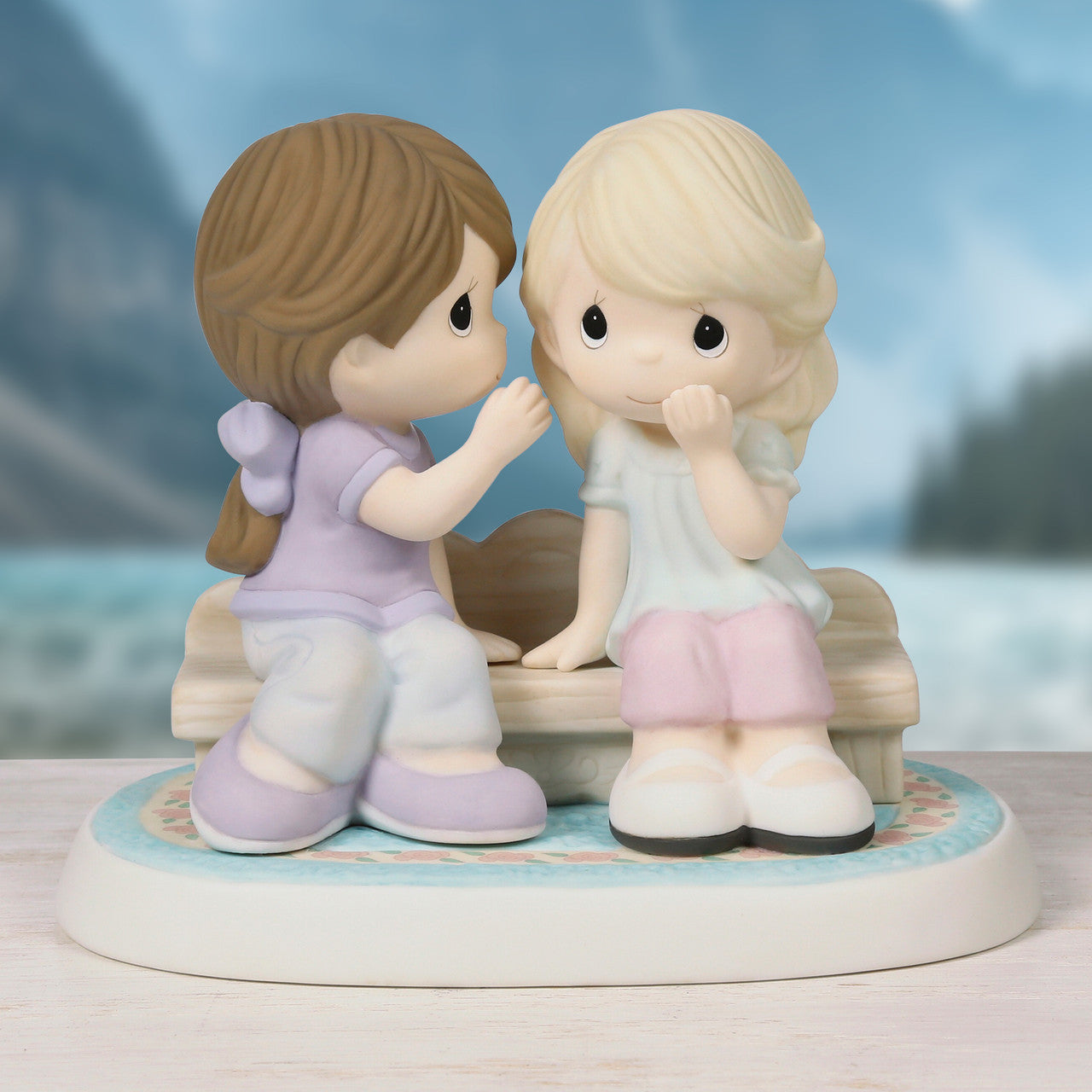 That’s What Friends Are For Brunette Hair/Blonde Hair Figurine - Image