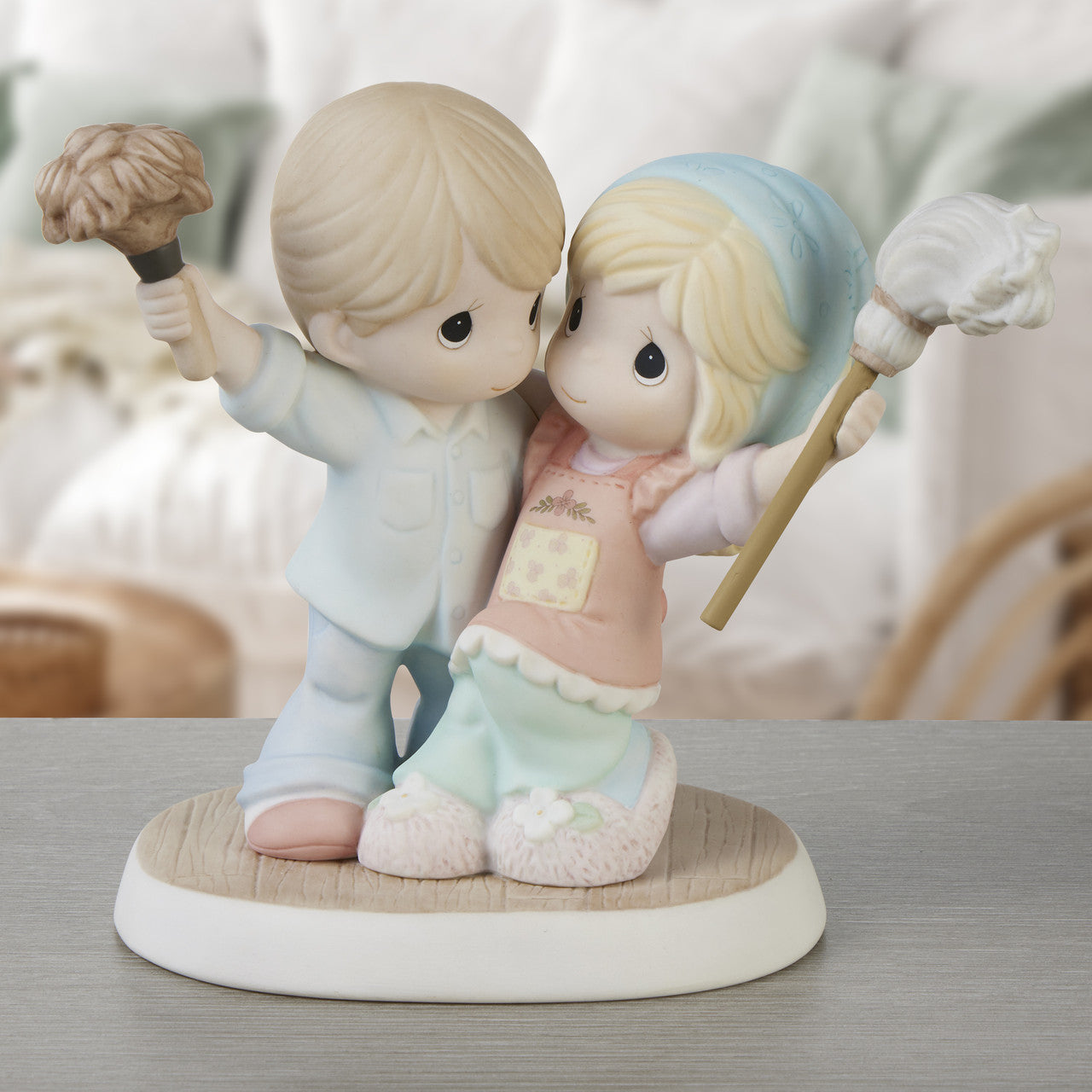 Precious Moments 241026 You Sweep Me Off My Feet Bisque Porcelain
