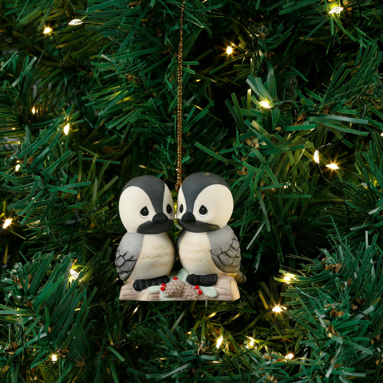 Precious Moments 241029 Warm Holiday Wishes Porcelain Ornament