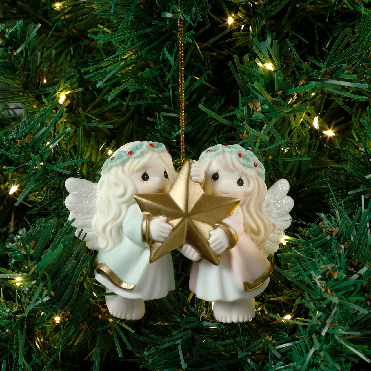 プレシャスモーメント 天使 セット Preciousmoment エンジェル Precious Moments 241030 An Angelic Touch Porcelain Ornament