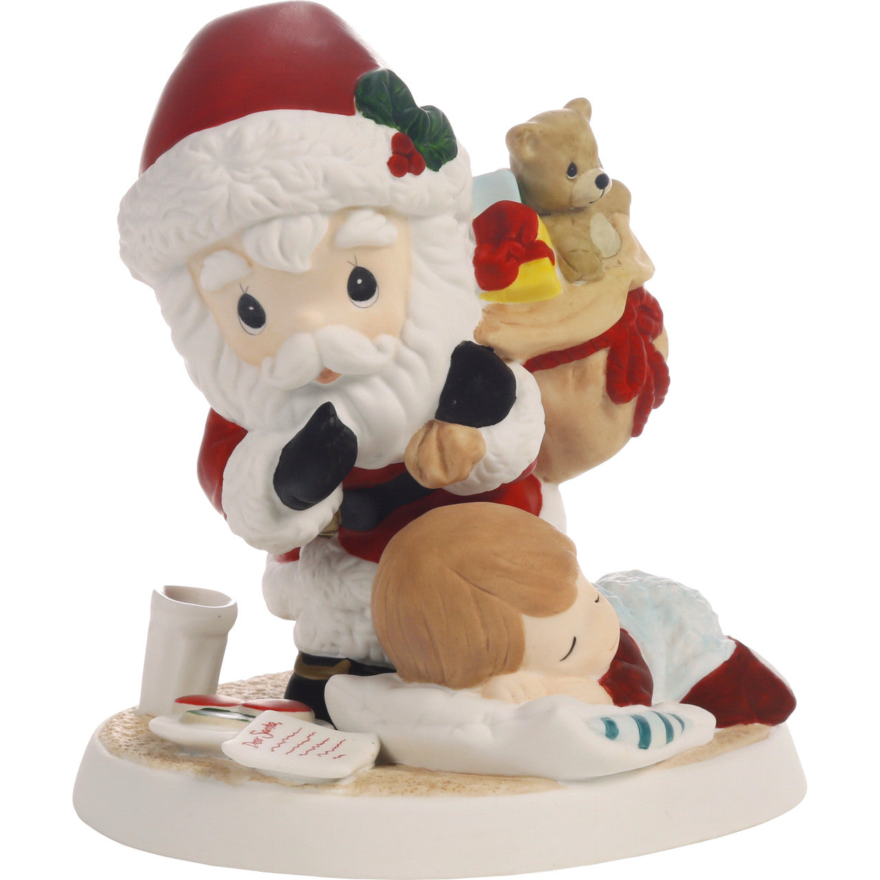 Precious Moments 241035 Dear Santa Bisque Porcelain Figurine