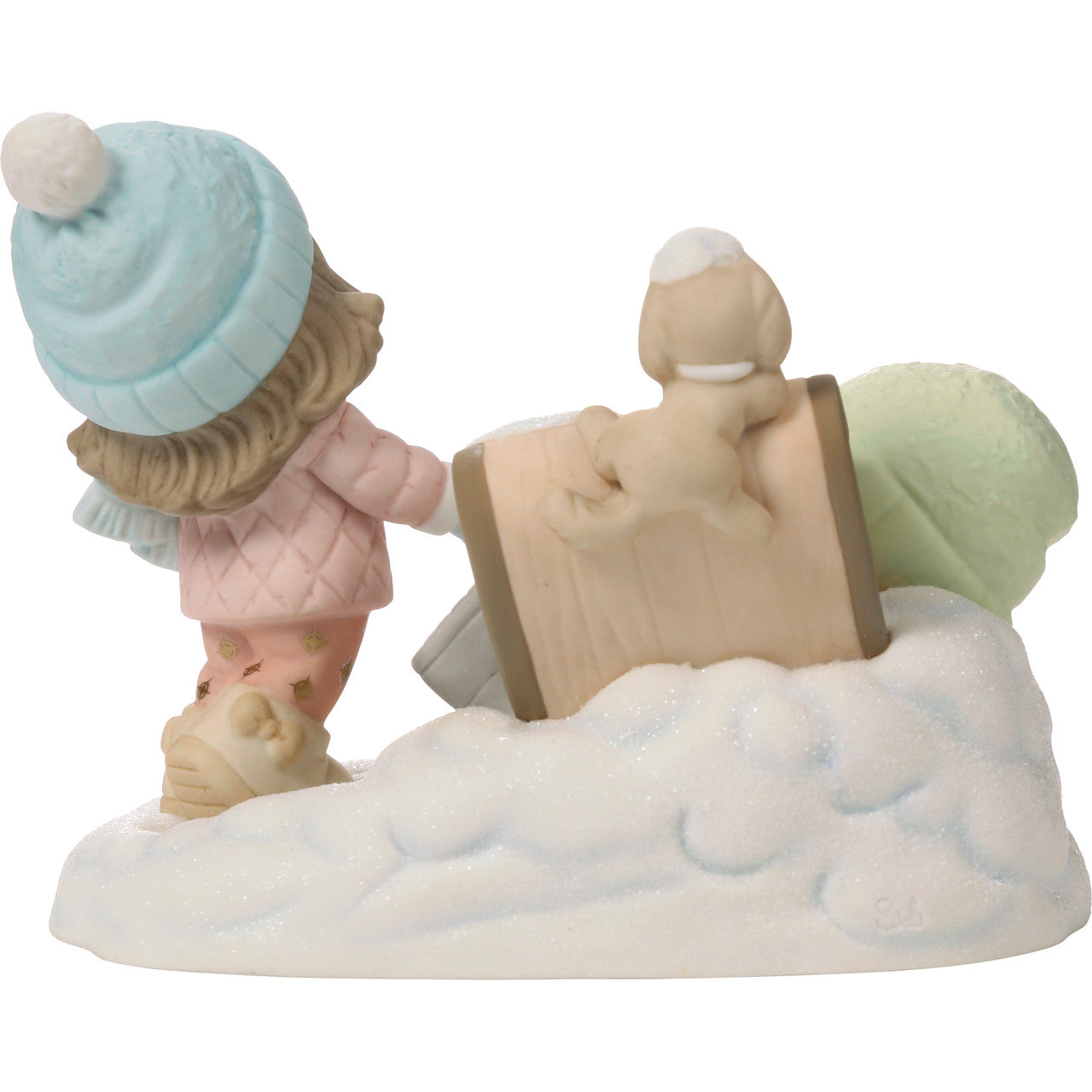 Life Is Snow Much Fun With You Brunette Hair/Light Skin Figurine - Image