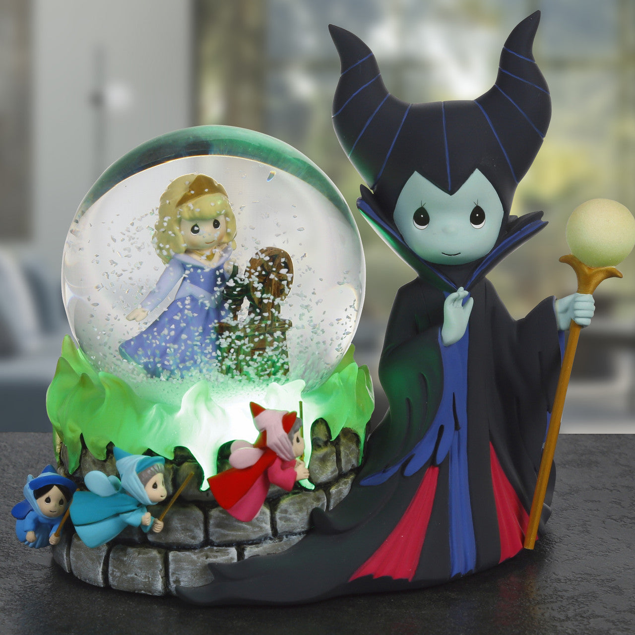 May Kindness Abound Disney Sleeping Beauty Musical Snow Globe - Image