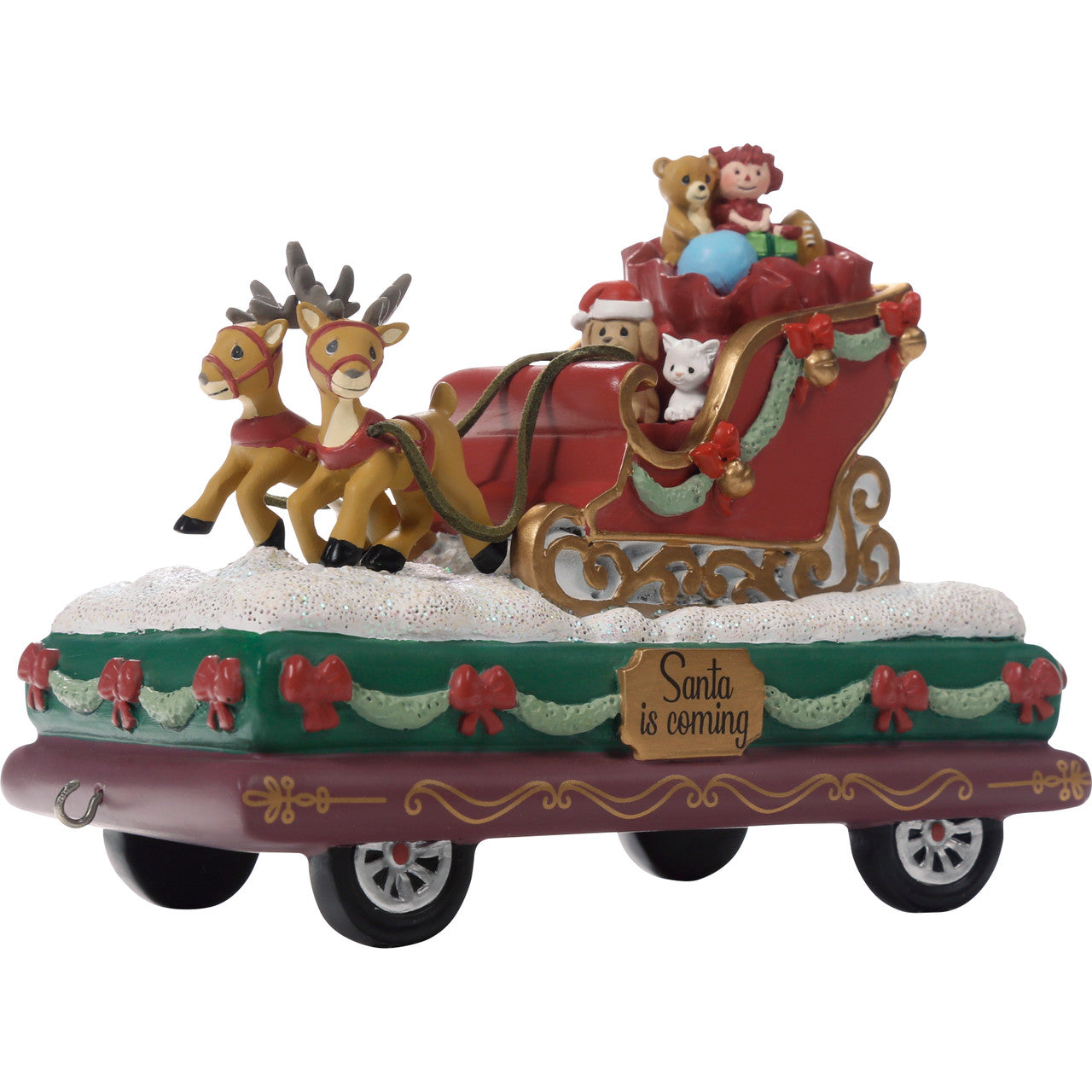 Precious Moments 241416 Santa Is Coming Resin Figurine